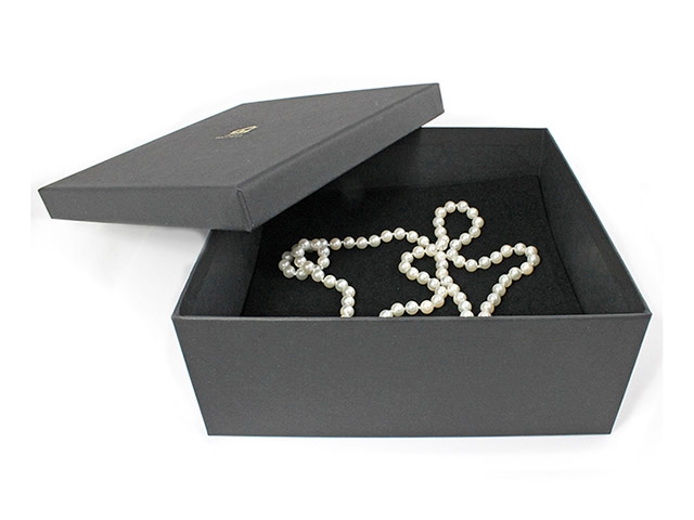 Jewelry box, Big necklace - tall - matte black