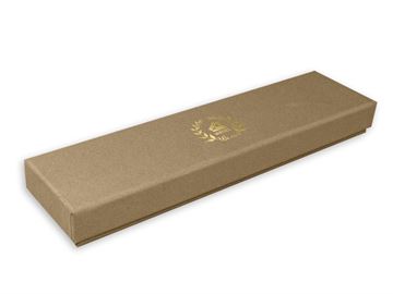 Jewelry box, Large necklace - tall - matte hazelnut